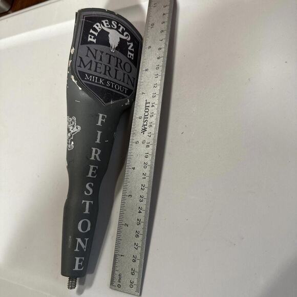 Firestone Walker Brewing Beer Tap Handle Nitro Merlin Milk Stout California - Picture 1 of 5